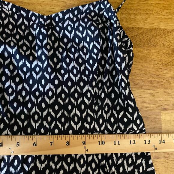 Old Navy Aztec Print Black an White Spaghetti Strap Mini Dress Size Small Womens - Picture 12 of 13